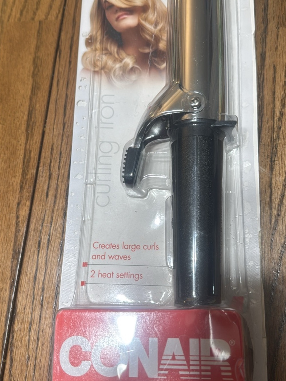 Conair Black and Silver Curling Iron - Large Barrel